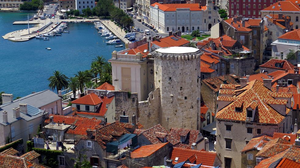 Split É A Capital E Maior Cidade Do Condado De Split-dalmatia